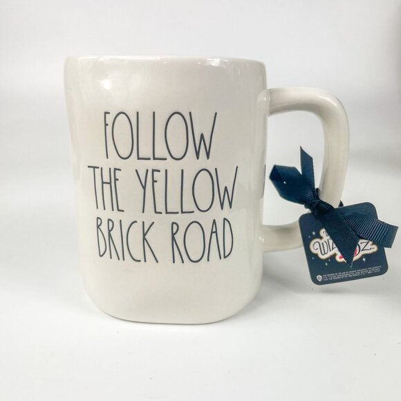 Rae Dunn The Wizard of OZ Follow The Yellow Brick Road Mug Cup Dorothy - Picture 1 of 7